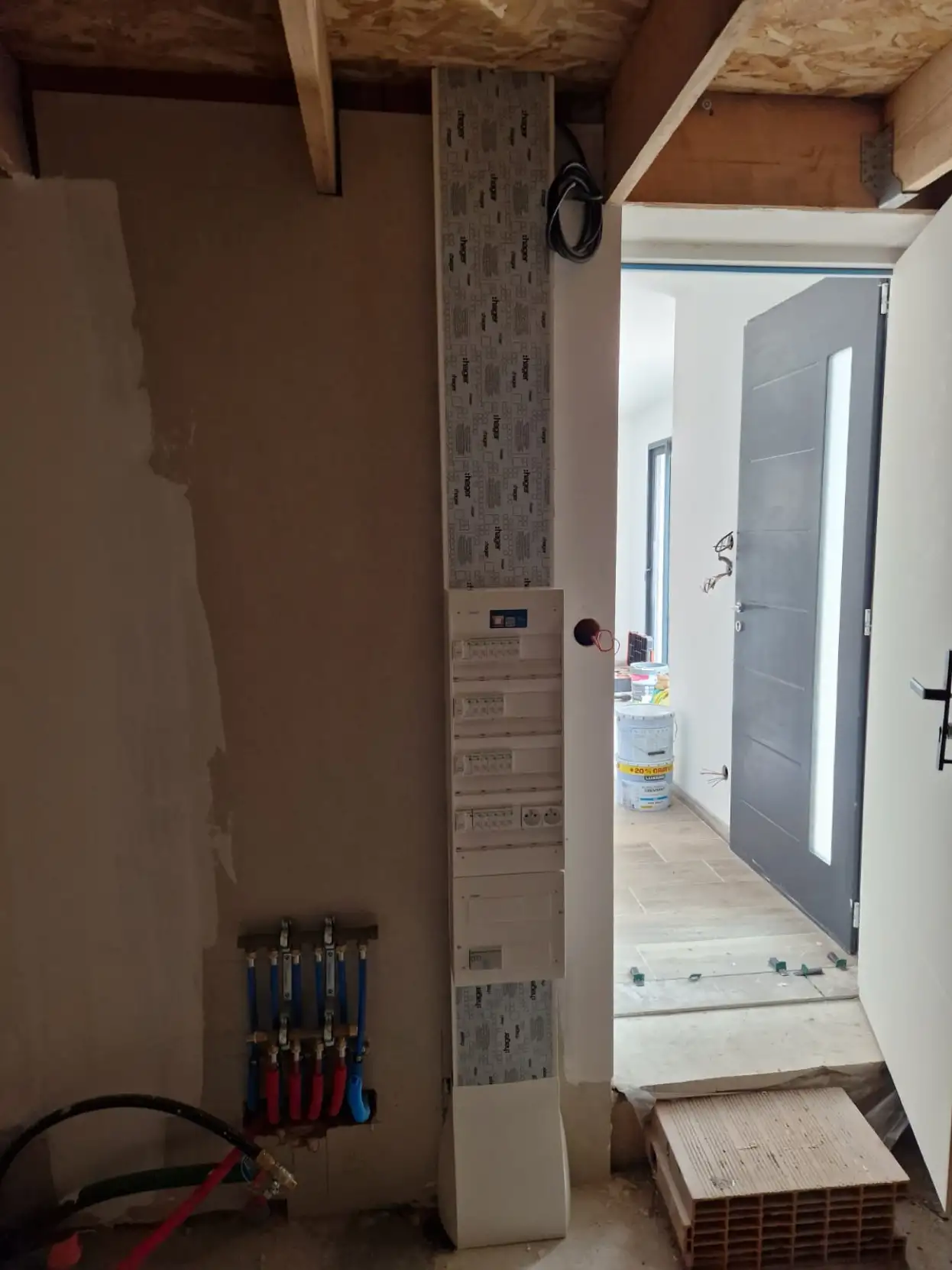 installation d'un compteur électrique