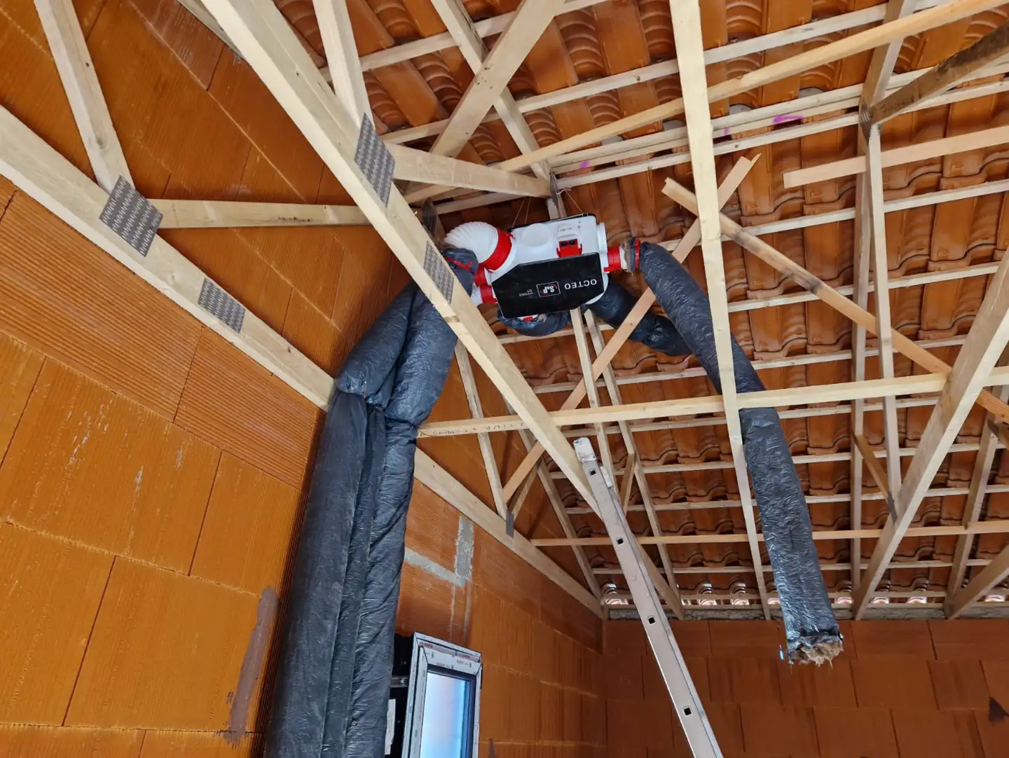 Installation VMC dans maison neuve