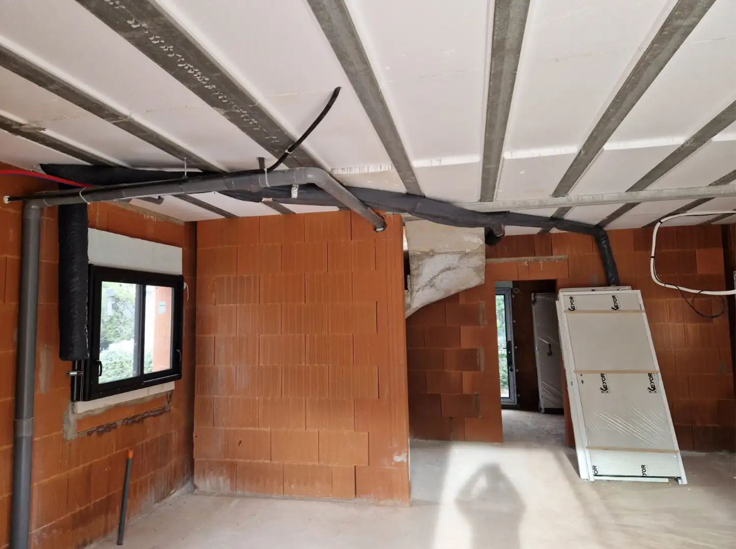 Installation VMC dans maison neuve
